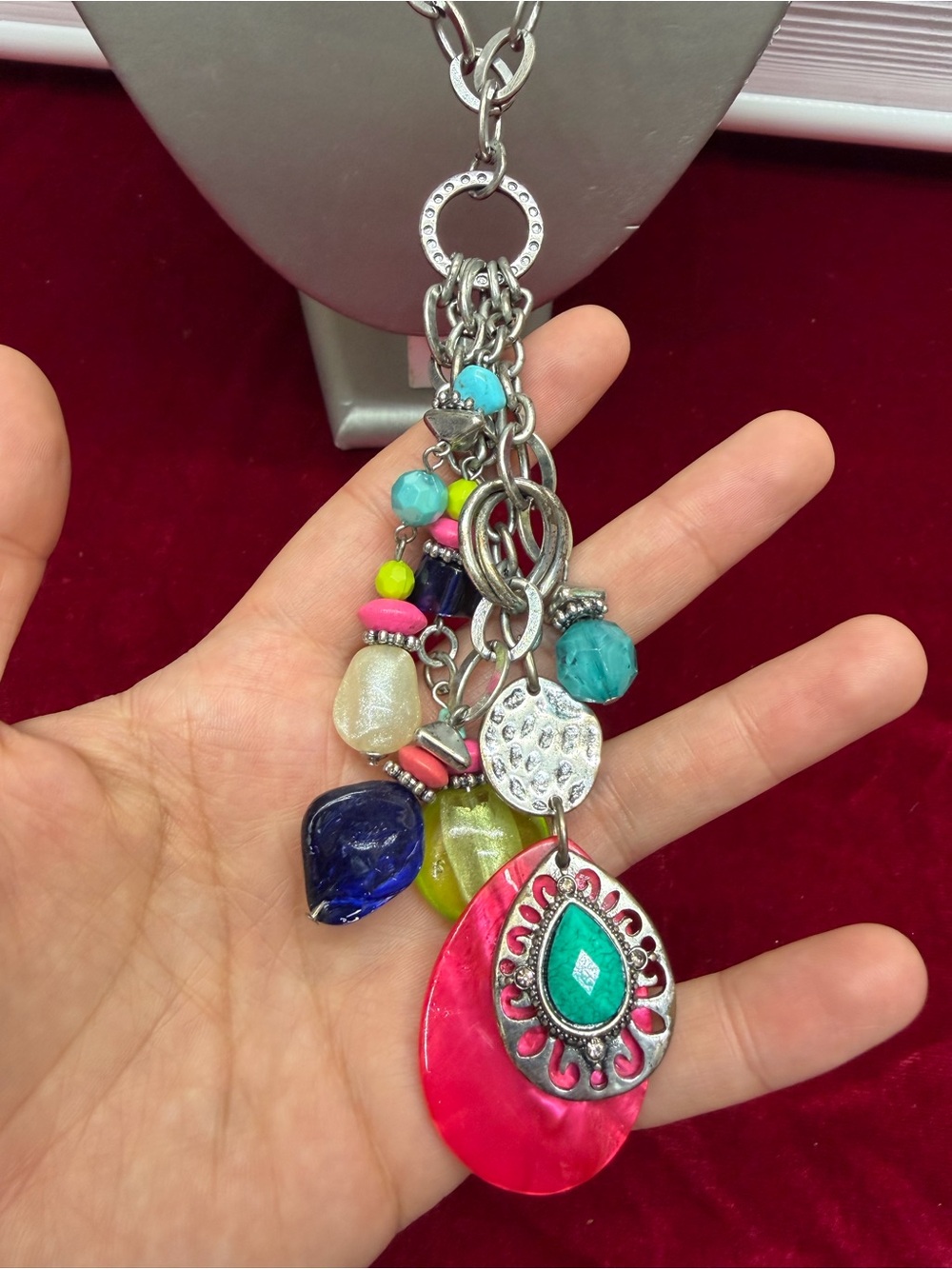 Vintage Ruby Rd Necklace - Picture 4 of 7